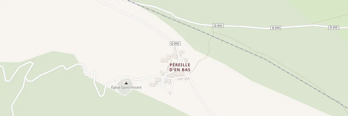 Plan du 9 Pereille de Bas Hameau à Péreille