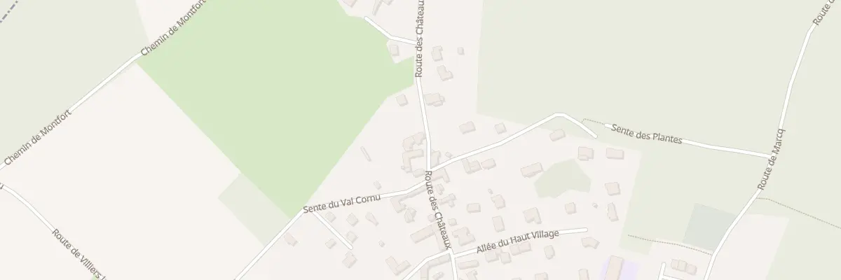 Plan du 10 Rte des Châteaux à Autouillet