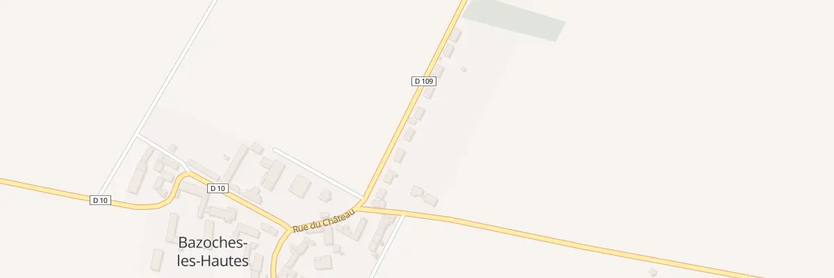 Plan du 6 Rue de Bel Air à Bazoches-les-Hautes