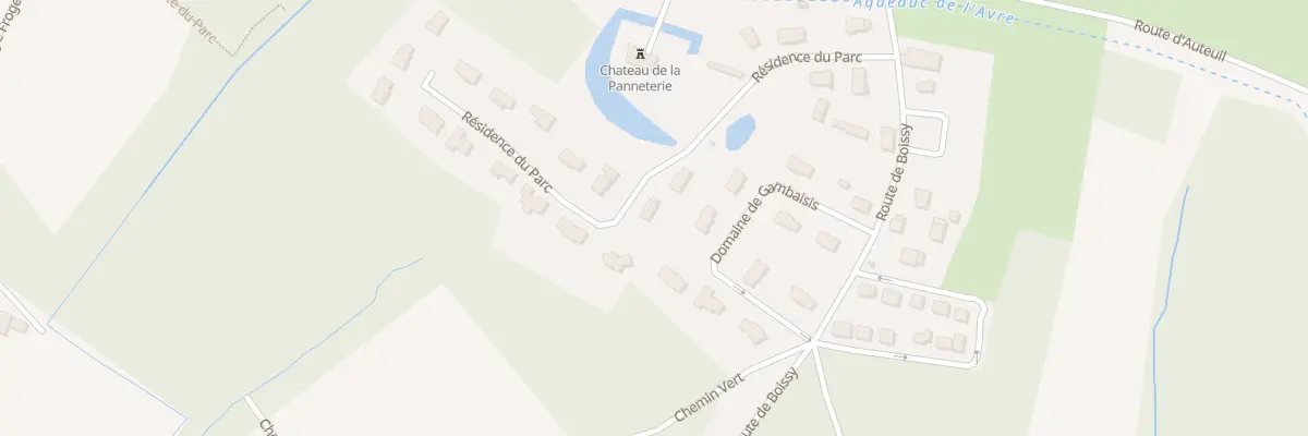 Plan du 15 Res du Parc à Autouillet