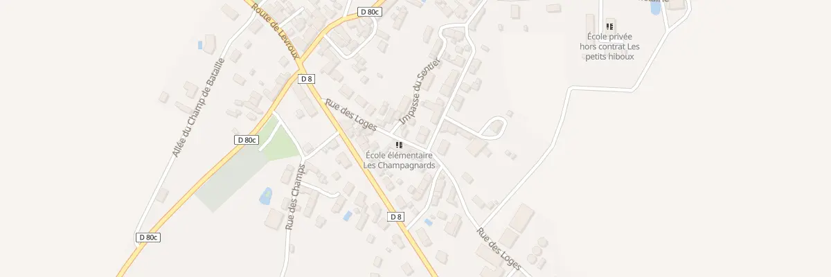 Plan du 18 Rue des Echelles à La Champenoise