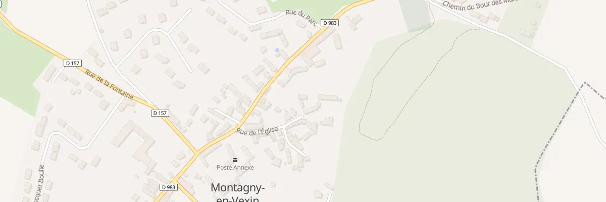 Plan du 6 Rue de l’Eglise à Montagny-en-Vexin