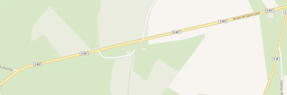 Plan du 5107 Les Carbonnieres à Mayrinhac-Lentour