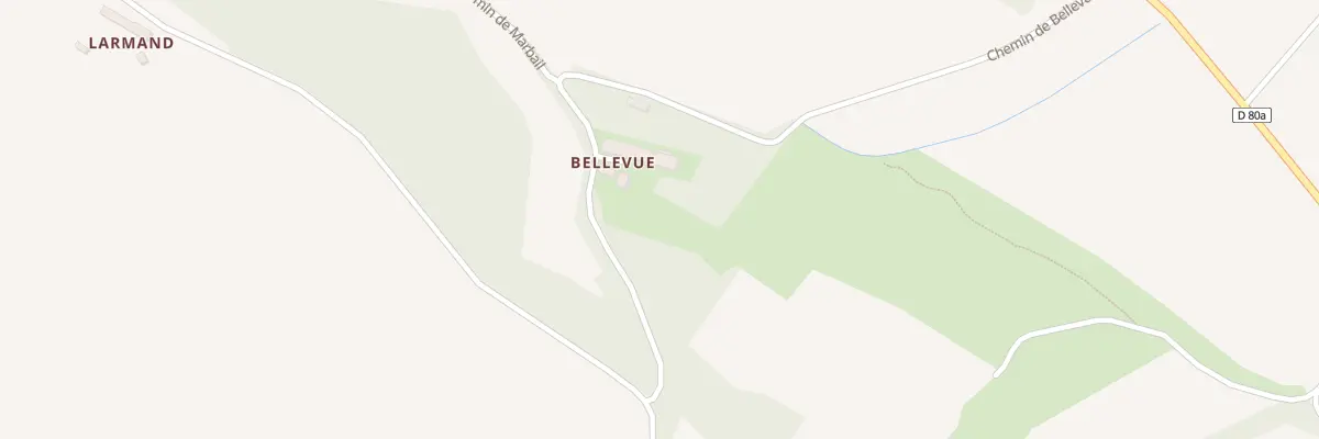 Plan du 580 Che de Bellevue à Avignonet-Lauragais