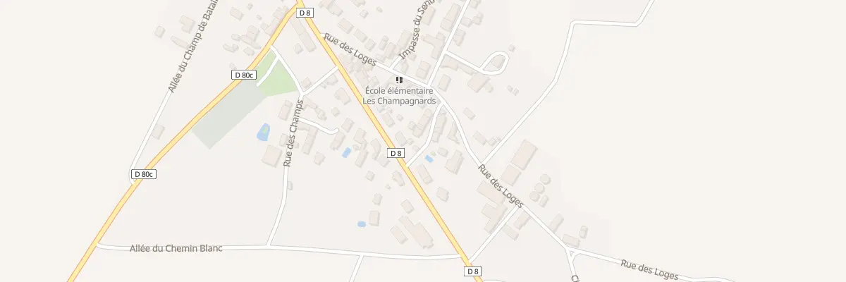 Plan du 6 Rue des Cours à La Champenoise