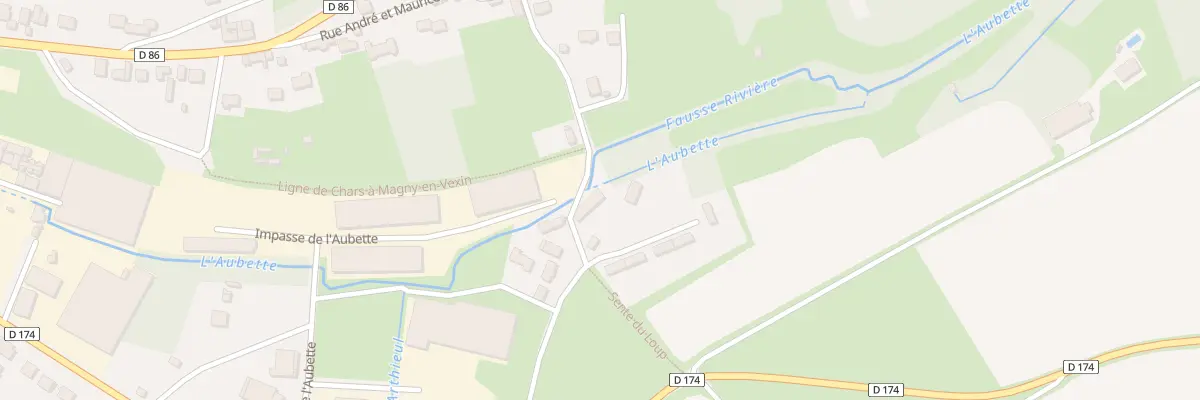 Plan du 4 Rue du Moulin de Bureau à Magny-en-Vexin