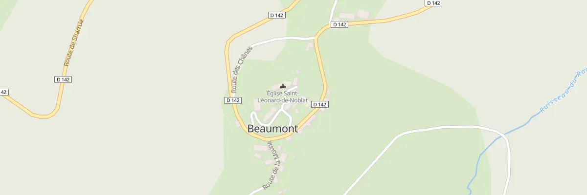 Plan du 5033 Le Bourg à Beaumont
