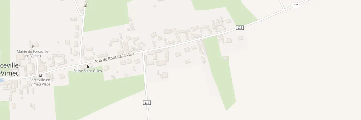 Plan du 12 Rue Bout de la Ville à Forceville-en-Vimeu