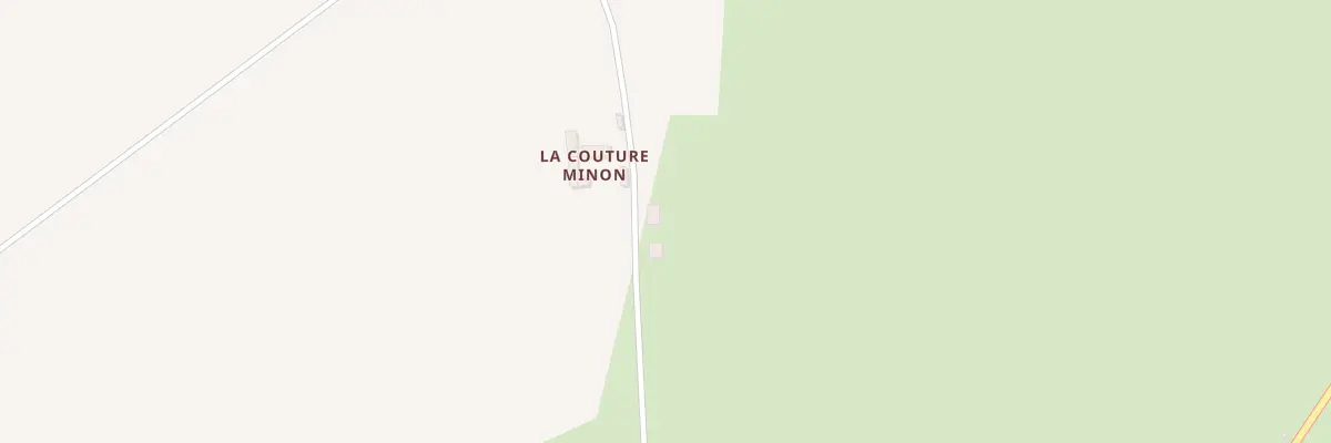 Plan de La Couture Minon à Hannaches