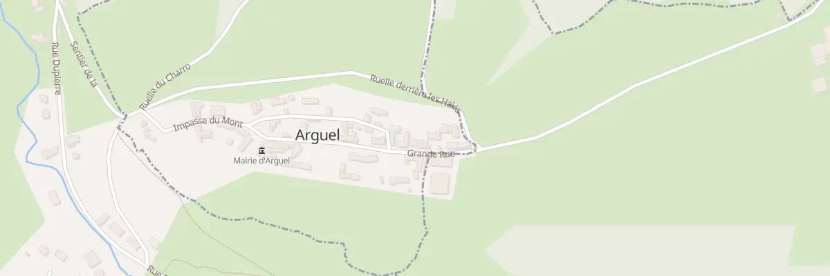 Plan du 7 Gr Grande Rue à Arguel