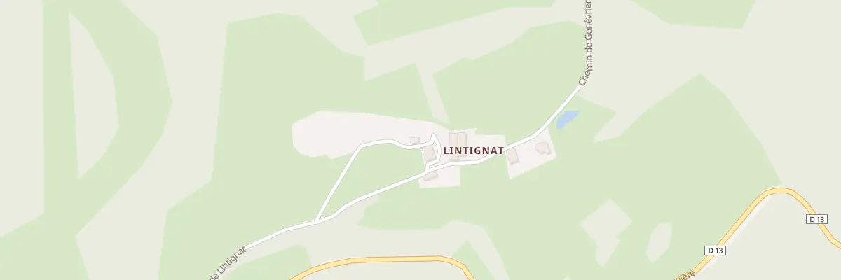 Plan du 5794A Lintignat à Peyrat-le-Château