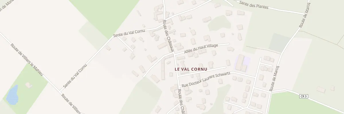Plan du 24 Rte des Châteaux à Autouillet