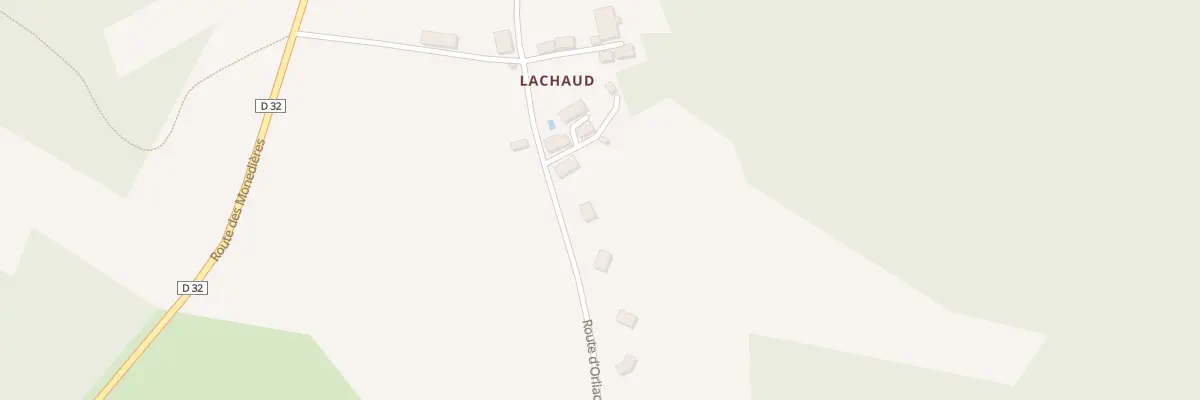 Plan du 5183 Lachaud à Orliac-de-Bar