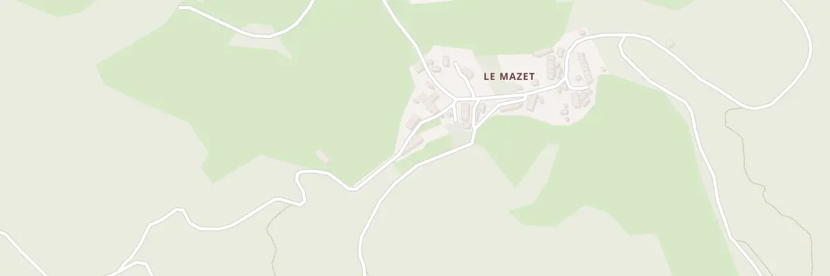 Plan du 5781 Le Mazet à Peyrat-le-Château