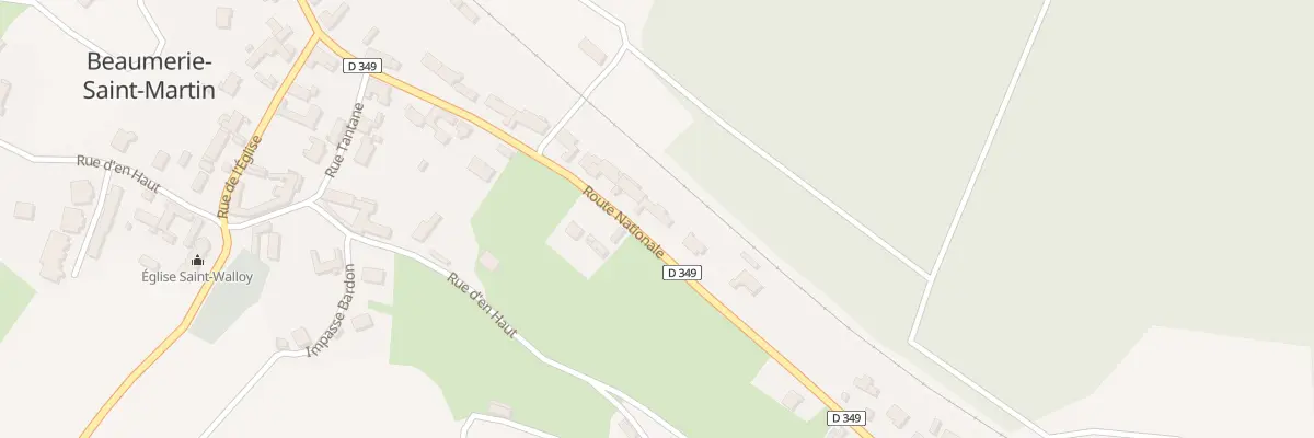 Plan du 85 Rte Nationale à Beaumerie-Saint-Martin