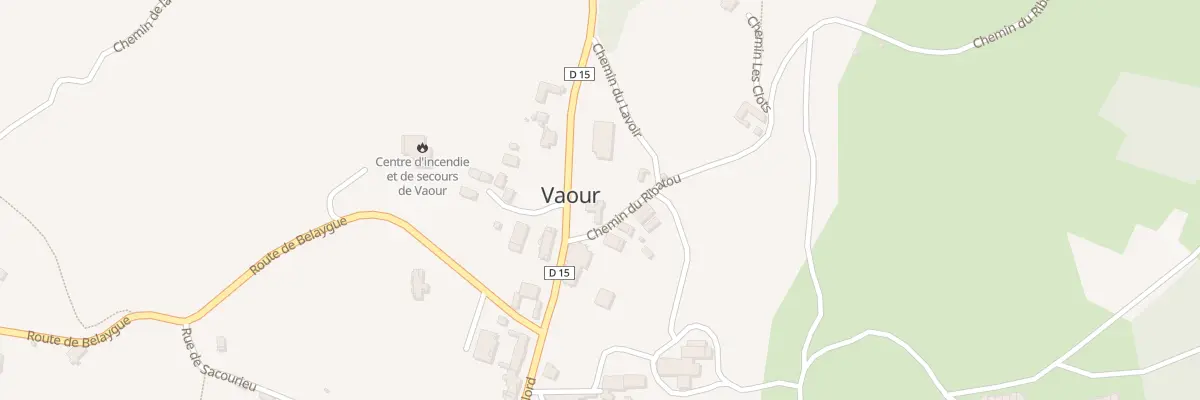 Plan du 5003 Che du Ribatou à Vaour
