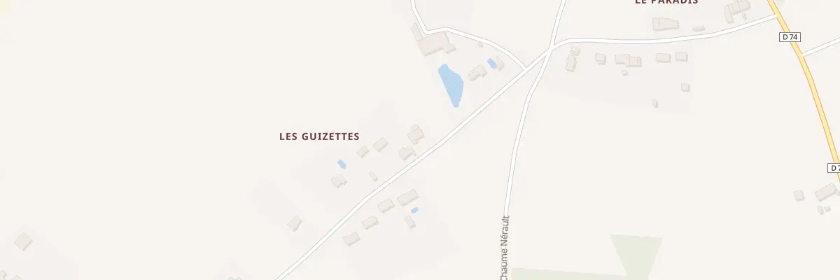 Plan du 5260 Les Guizettes à Neuvy-Saint-Sépulchre