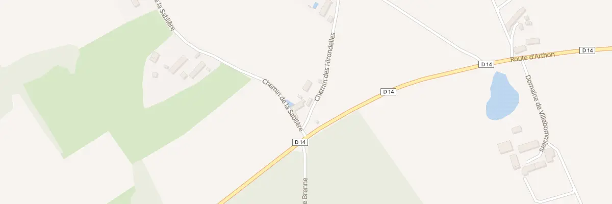 Plan du 2 Che de la Sablière à Ardentes