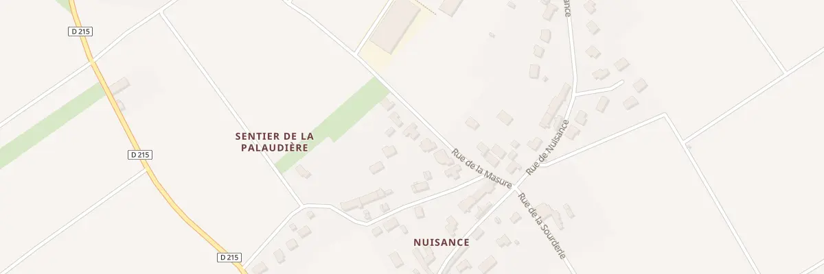 Plan de la Rue de la Masure à Mézières-lez-Cléry