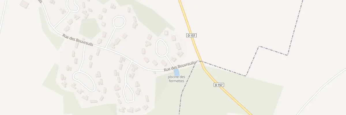 Plan du 2 All des Alouettes à Montagny-en-Vexin