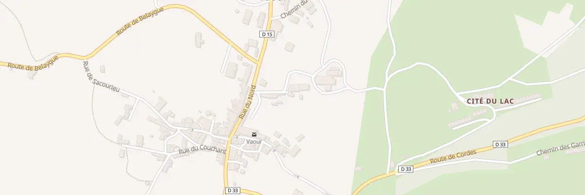 Plan du 5007B Imp du Muret à Vaour