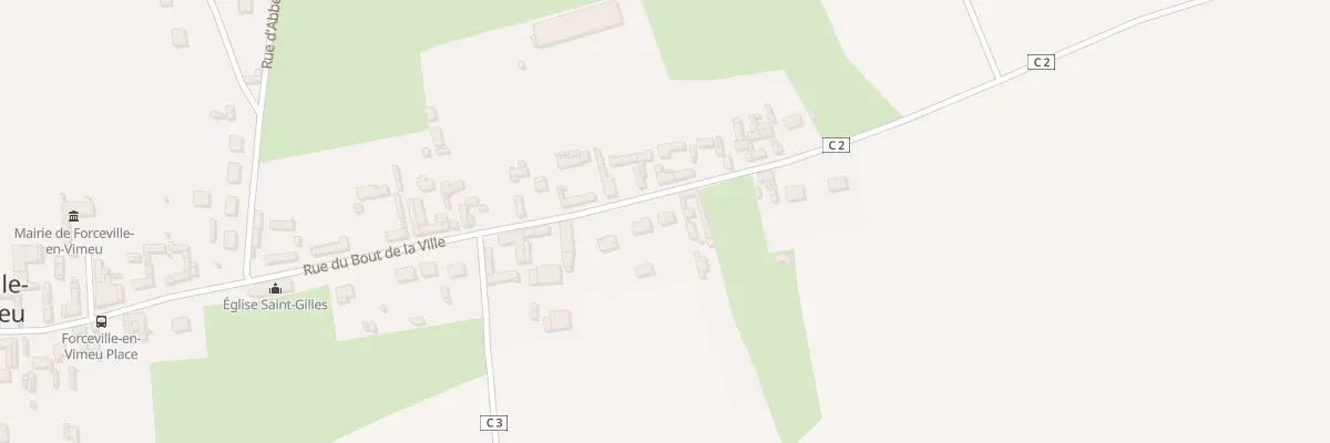 Plan du 16 Rue Bout de la Ville à Forceville-en-Vimeu