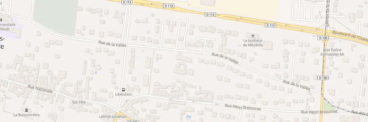 Plan du 31 Rue de la Vallée à Mézières-sur-Seine