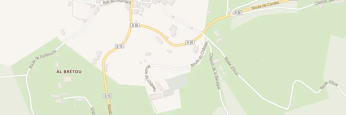 Plan du 5215 Rue du Bouif à Vaour