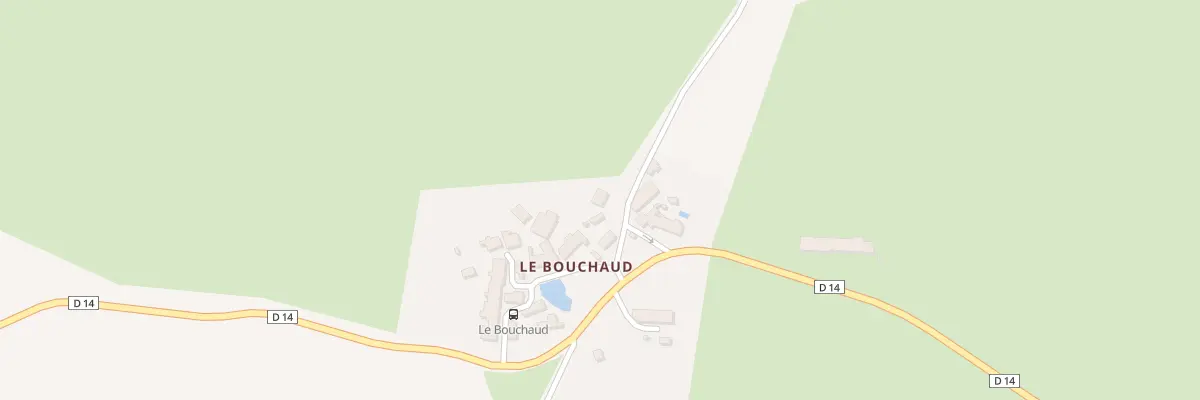 Plan du 12 Le Bouchaud à Bussière-Dunoise