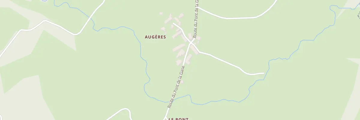 Plan du 6 Rte du Pont de la Gane à Faux-Mazuras