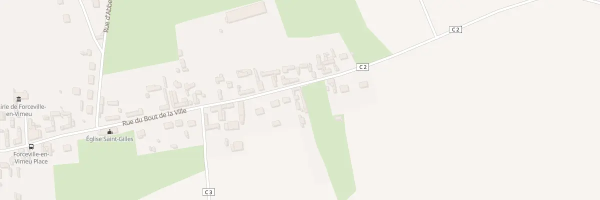 Plan du 18 Rue Bout de la Ville à Forceville-en-Vimeu