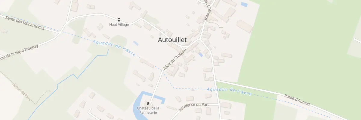 Plan du 6 All du Château à Autouillet