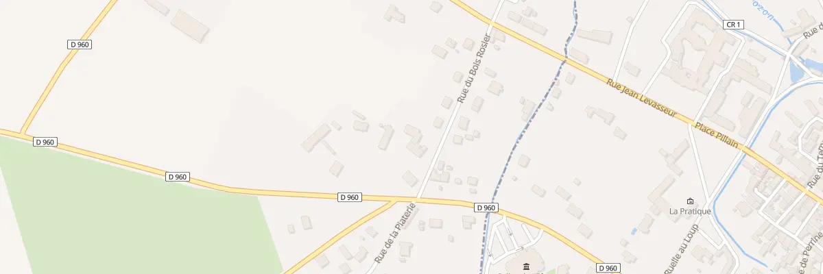 Plan du 7 Rue du Gué Nodin à Saint-Florentin