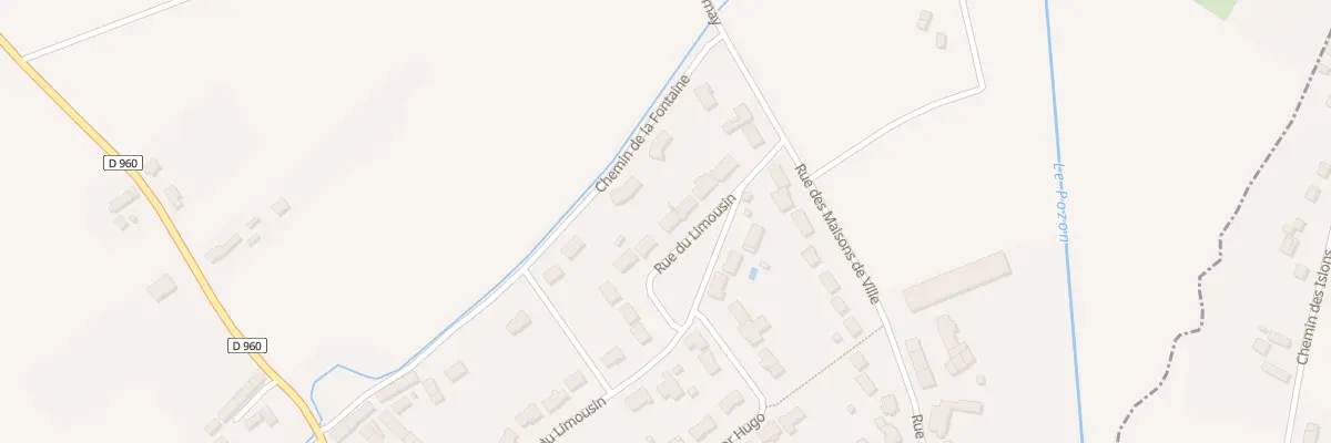 Plan du 45 Rue du Limousin à Saint-Florentin