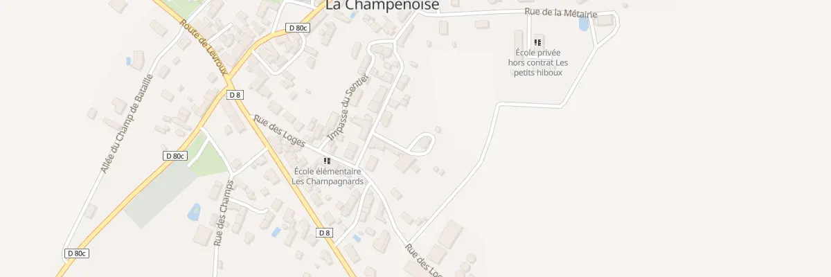 Plan du 13 Rue des Echelles à La Champenoise