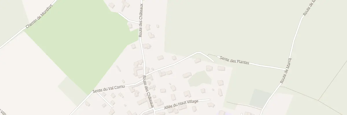 Plan du 3 Sen des Plantes à Autouillet