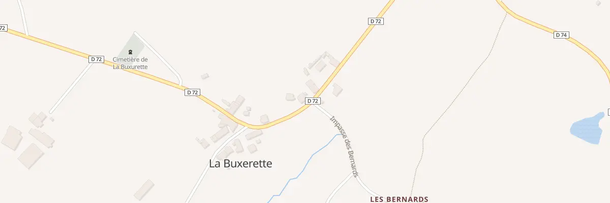 Plan du 5006 Le Bourg à La Buxerette