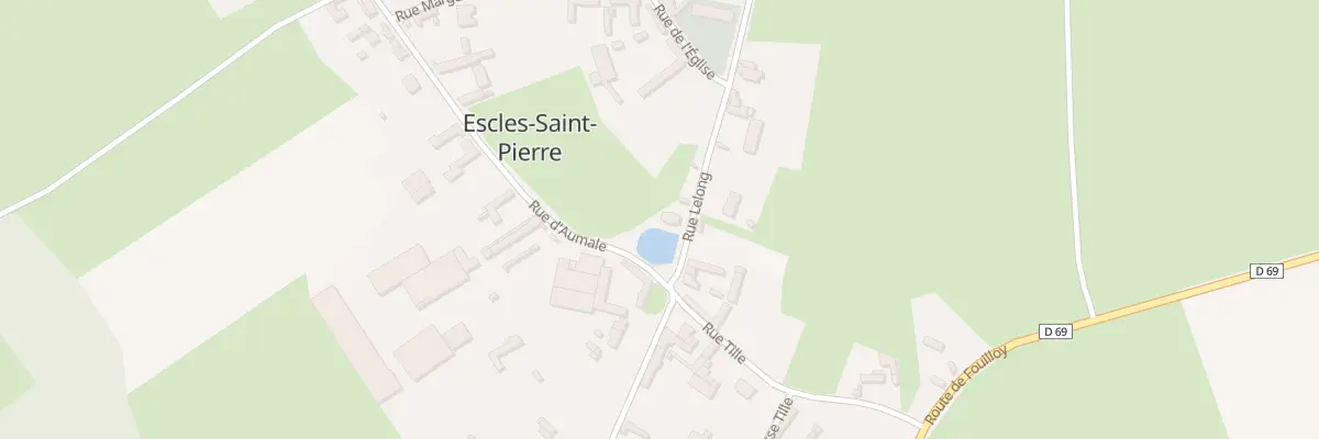 Plan du 1 Rue Lelong à Escles-Saint-Pierre