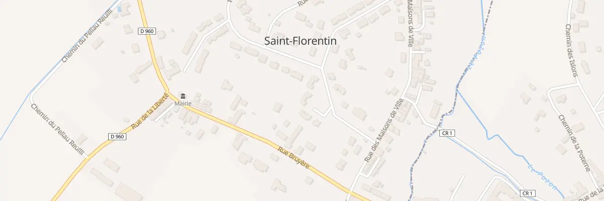 Plan du 7 Rue du Berry à Saint-Florentin