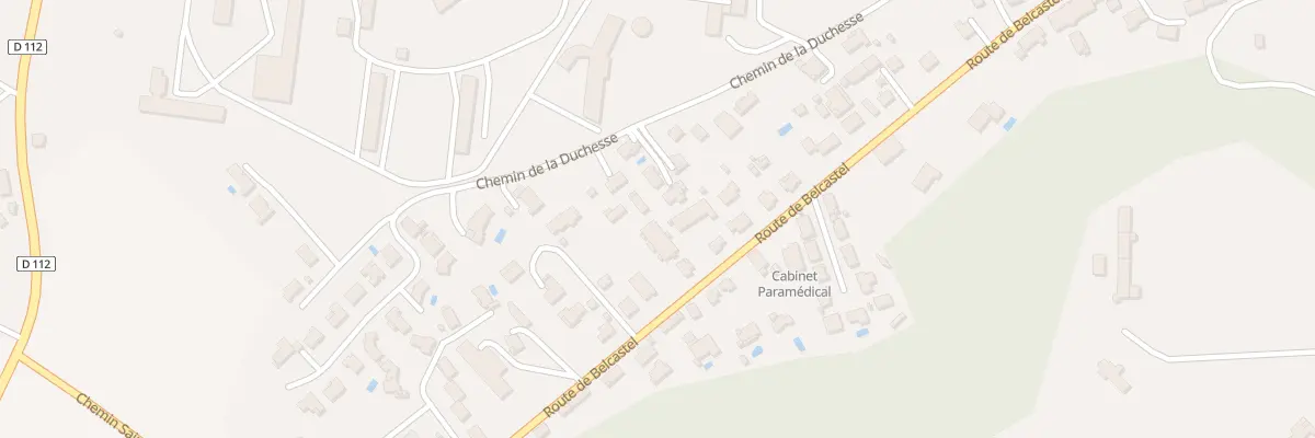 Plan du 36B Rte de Belcastel à Lavaur