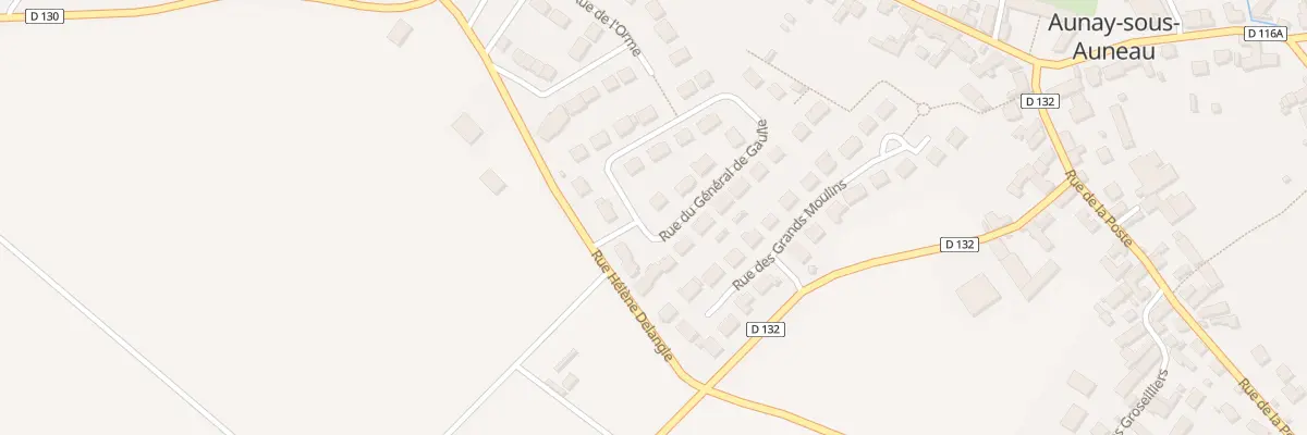 Plan du 1 Rue du General de Gaulle à Aunay-sous-Auneau