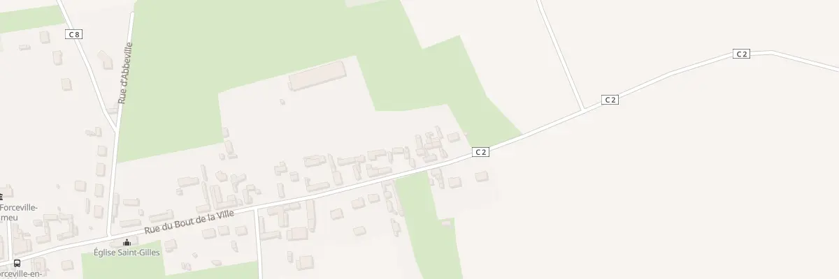Plan du 25 Rue Bout de la Ville à Forceville-en-Vimeu