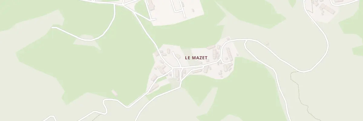 Plan du 5601 Le Mazet à Peyrat-le-Château