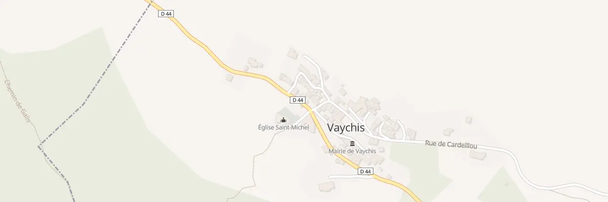 Plan du 5 Vaychis Village à Vaychis