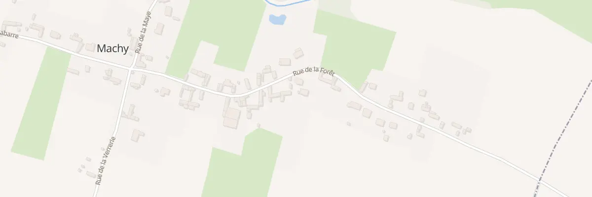 Plan du 280 Rue de la Forêt à Machy