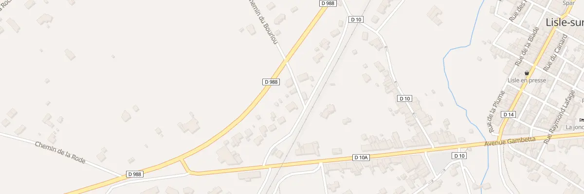 Plan du 1 Rue de la Trucadelle à Gaillac