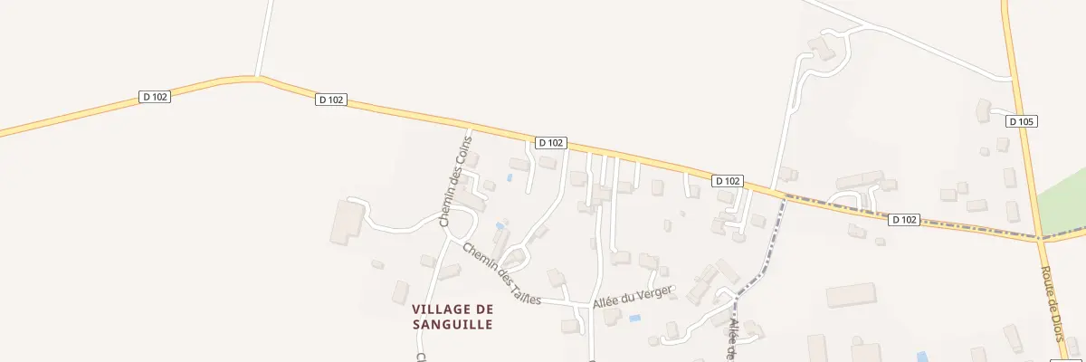 Plan du 4 Rte du Grenouillat à Étrechet