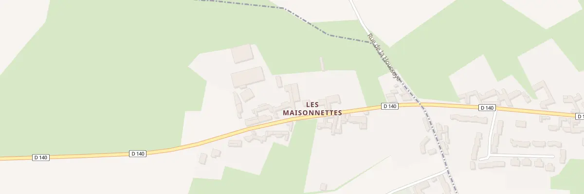 Plan du 20 Les Maisonnettes à Maintenay