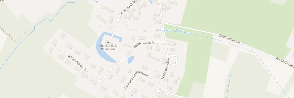 Plan du 19 Res du Parc à Autouillet