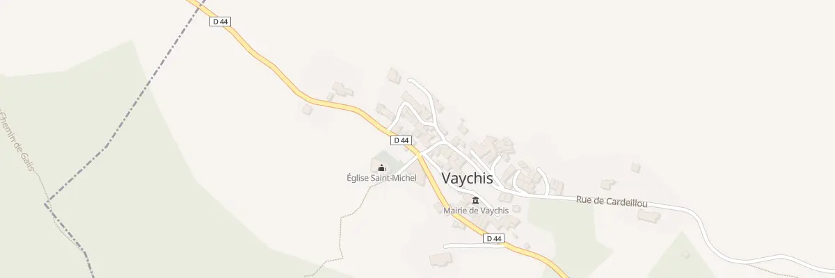 Plan du 8 Vaychis Village à Vaychis
